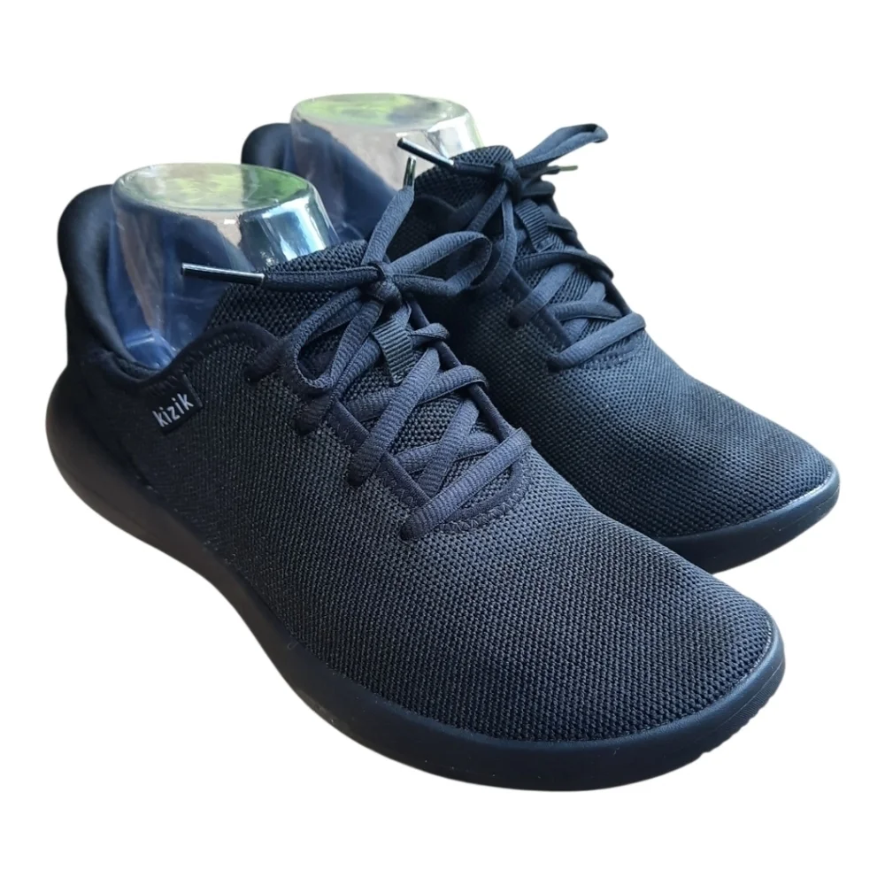 NIB Kizik Madrid Eco-Knit Hands-Free Shoes Blackout Unisex Men 6.5/Women 8